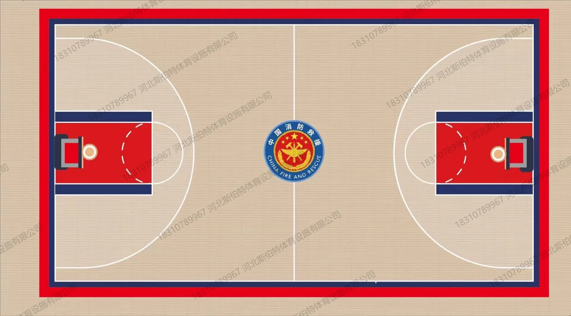 NBA 经典球场地板图案复刻:彩漆设计怎么落地 - 第 24 张