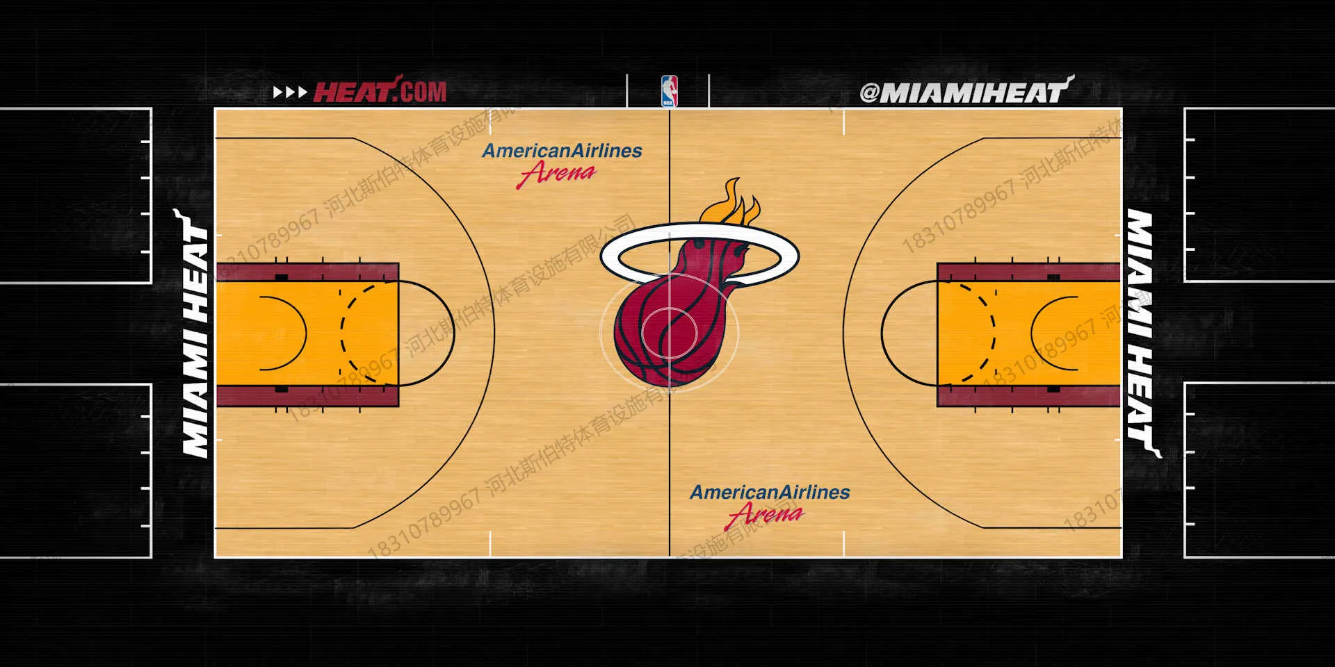 NBA 经典球场地板图案复刻:彩漆设计怎么落地 - 第 12 张