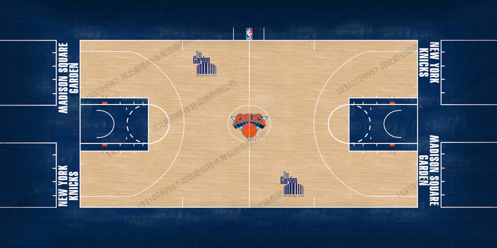 NBA 经典球场地板图案复刻:彩漆设计怎么落地 - 第 1 张