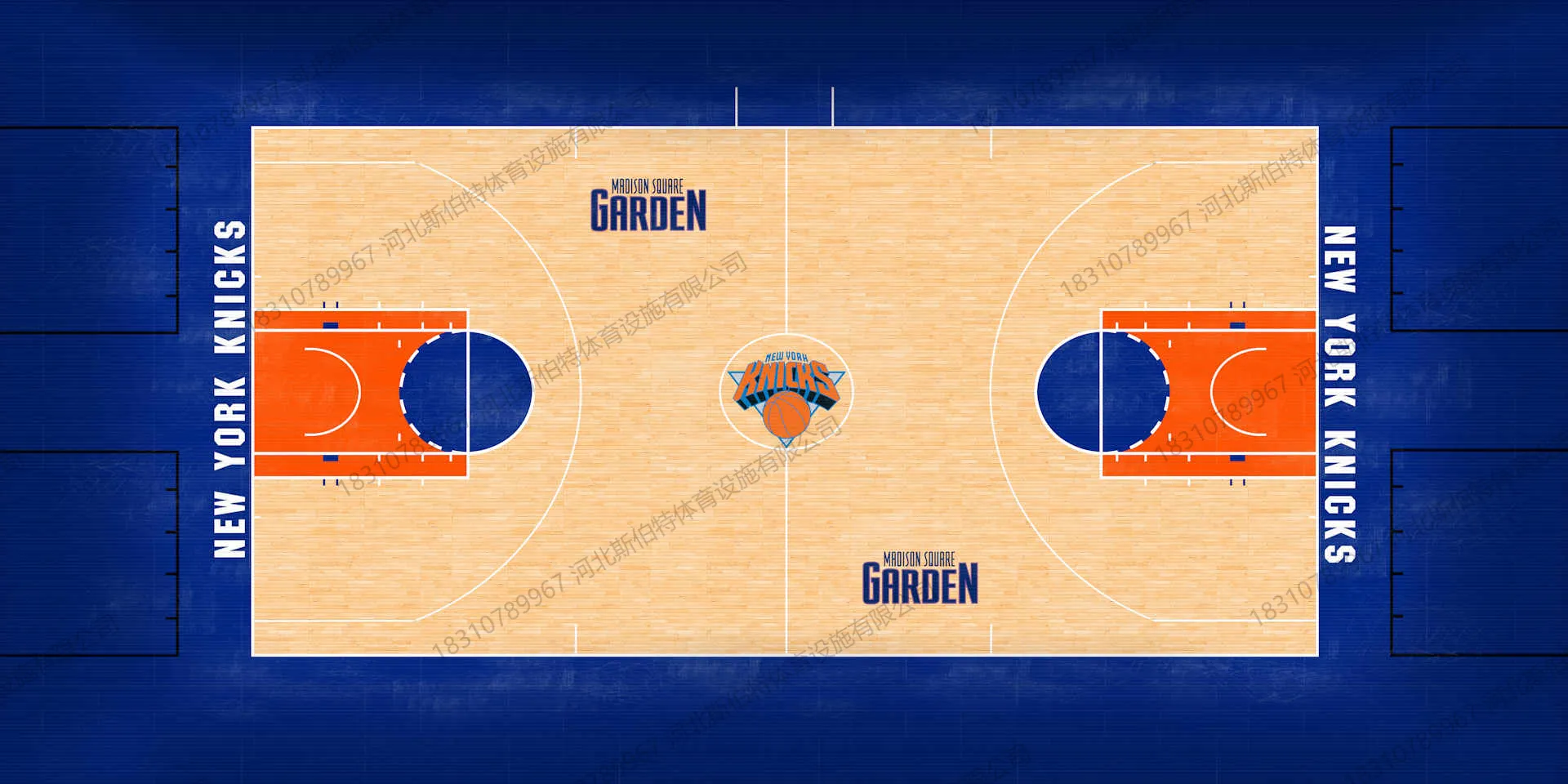 NBA 经典球场地板图案复刻:彩漆设计怎么落地 - 第 2 张