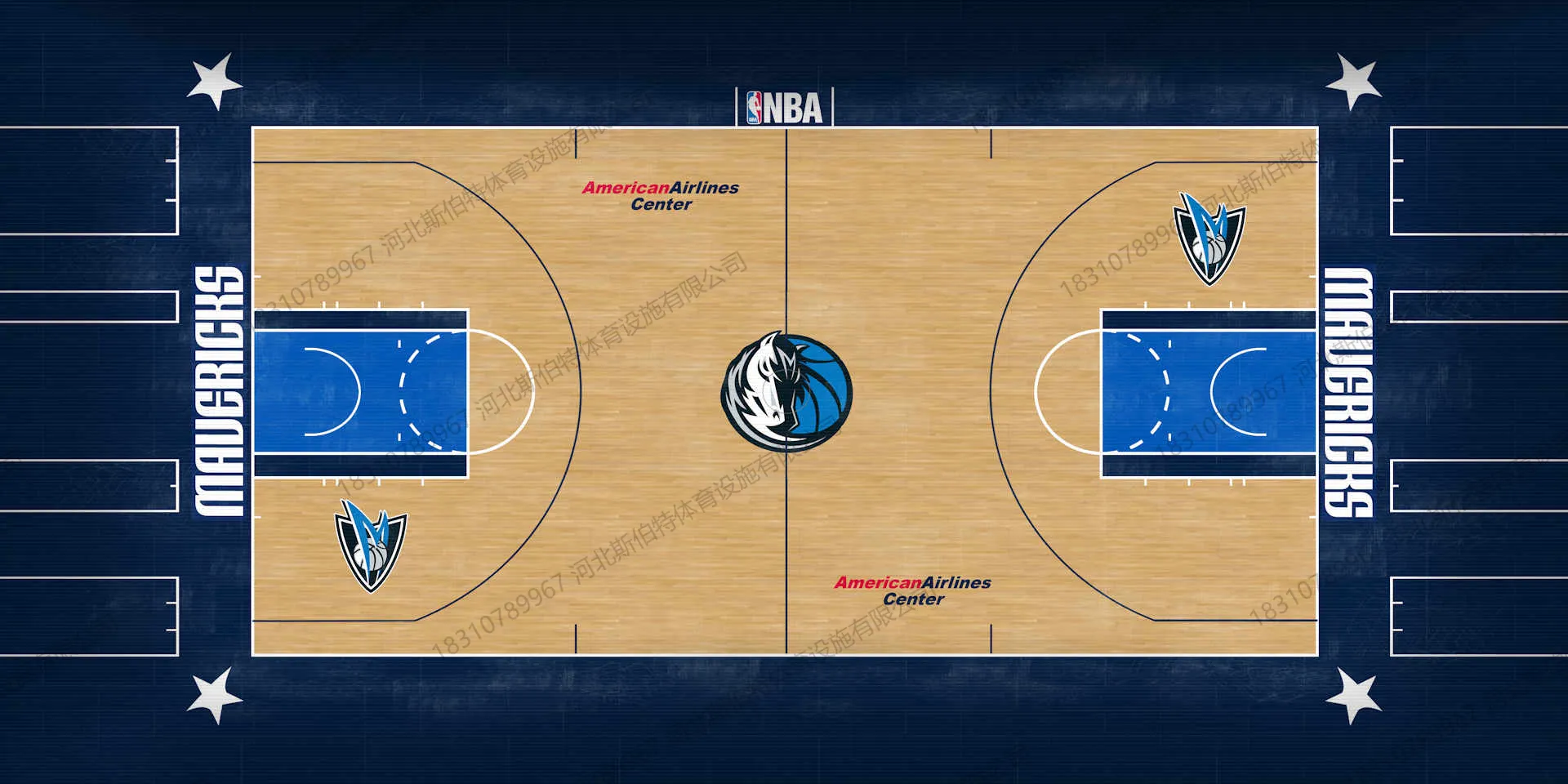 NBA 经典球场地板图案复刻:彩漆设计怎么落地 - 第 19 张
