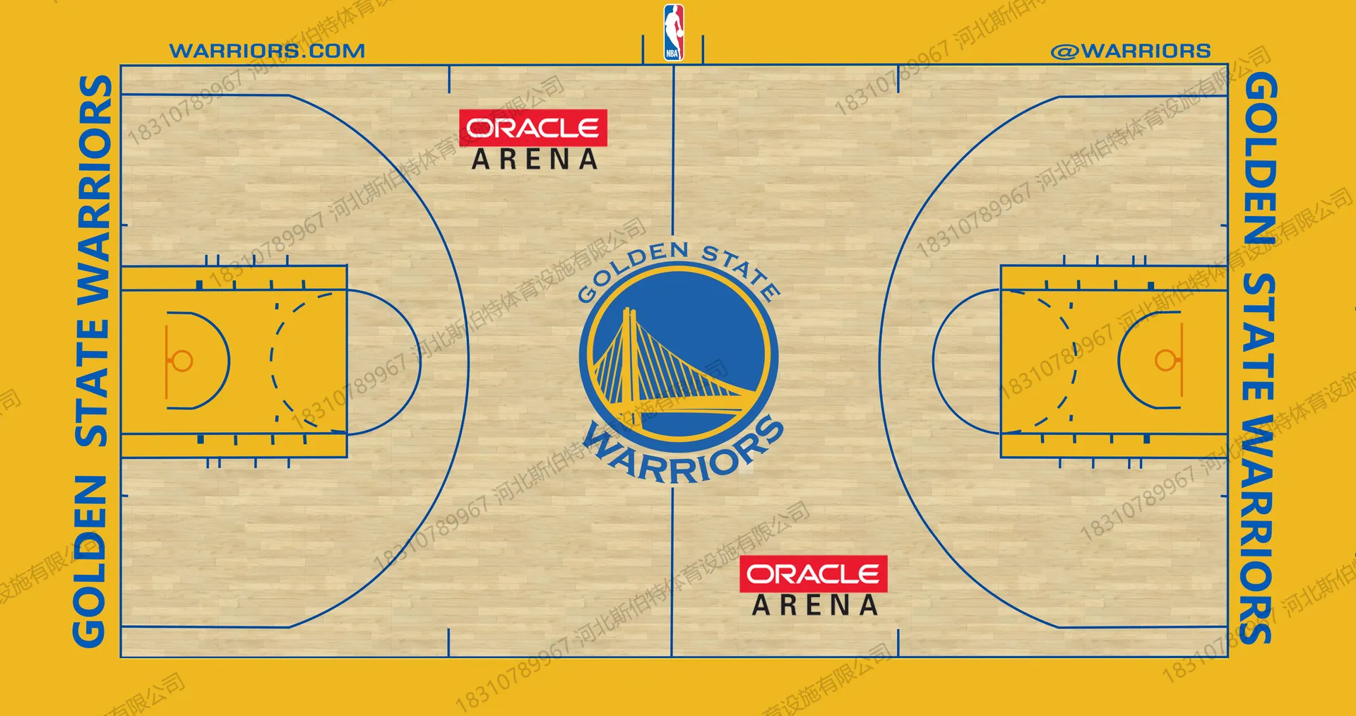 NBA 经典球场地板图案复刻:彩漆设计怎么落地 - 第 22 张